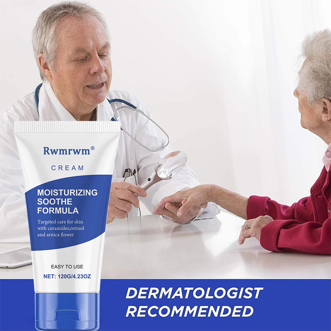 Specialized Moisturizing Cream for Fragile Skin: Restores & Rejuvenates Mature Skin - Daily Anti-Wrinkle Moisturizer for Firming & Strengthening Thin, Aging Skin - 4.5 Oz