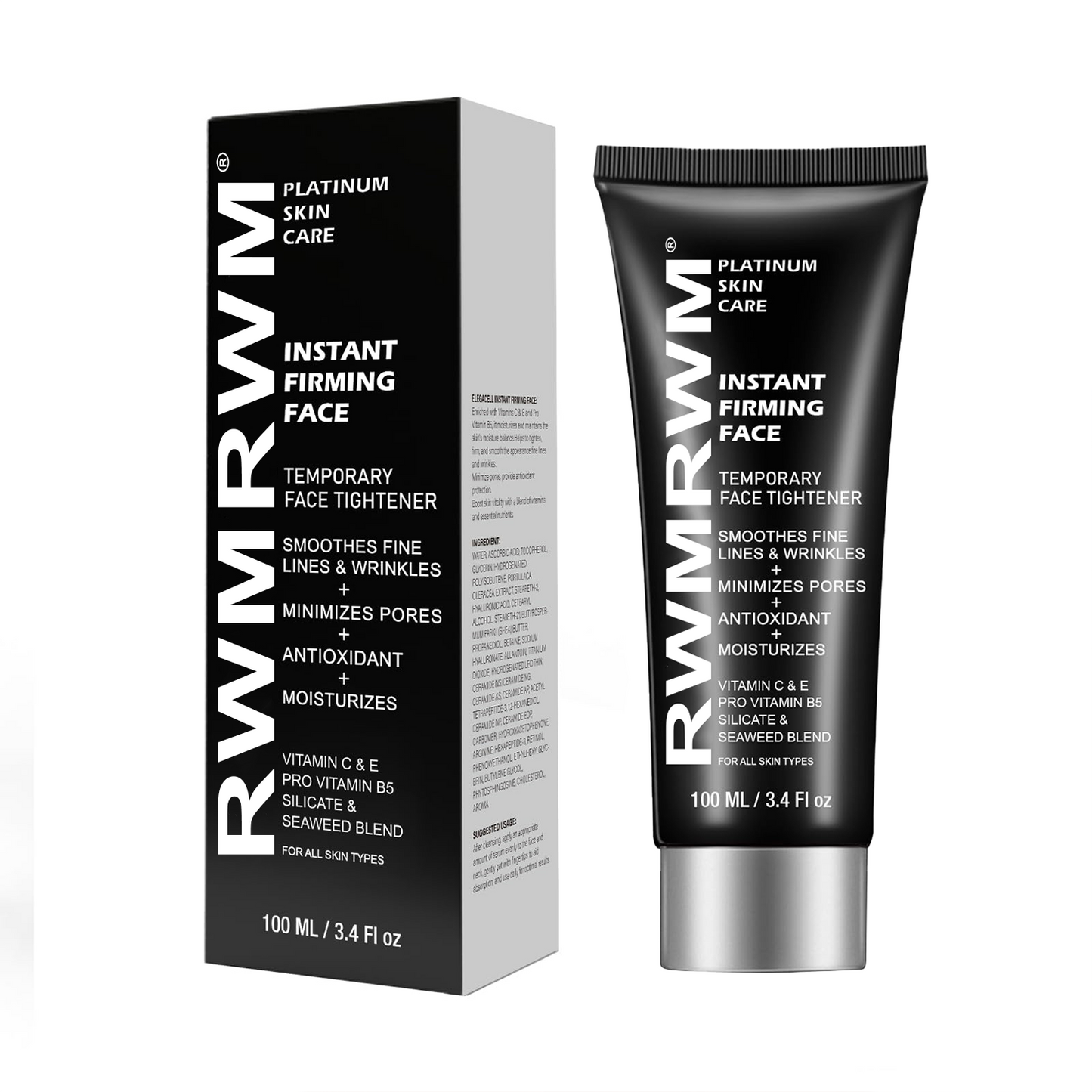 Face Tightener Firm and Smooth the Look of Fine Lines, Deep Wrinkles and Pores,3.4 fl.oz