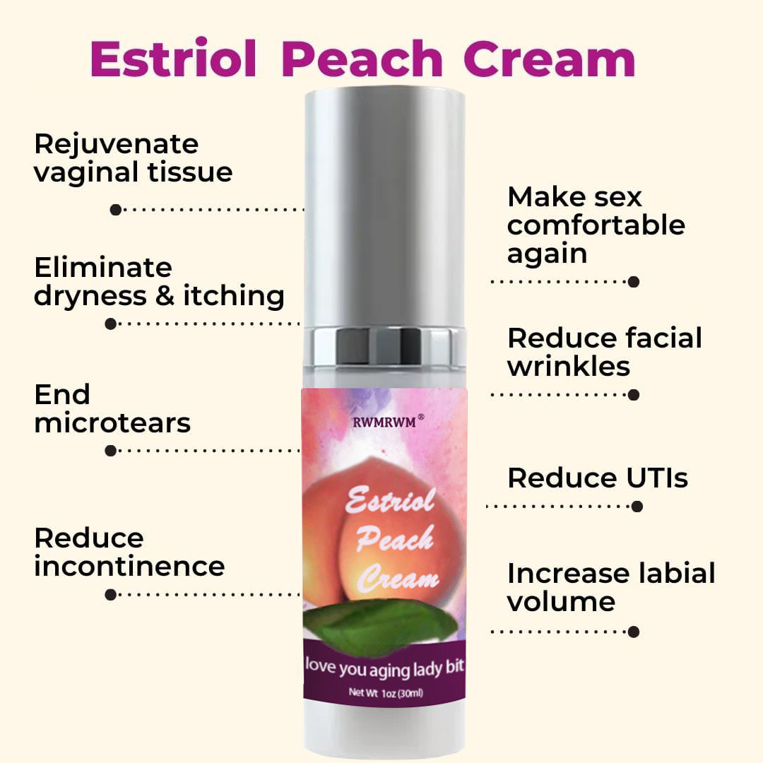 Bioidentical Estriol Cream for Women – Menopause Relief for Vaginal Dryness & Vulva Itch – 30ml Bottle (2 Month Supply)
